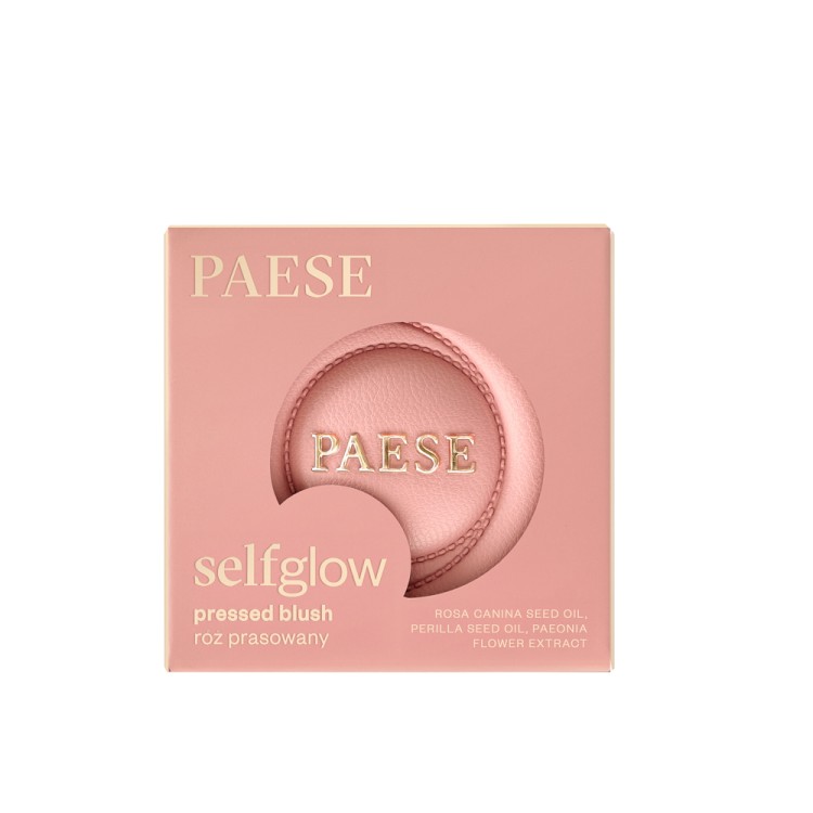 PAESE SELFGLOW Róż Prasowany 02 Bellini Blush 2,3 g PAESE SELFGLOW Róż Prasowany 02 Bellini Blush 2,3 g