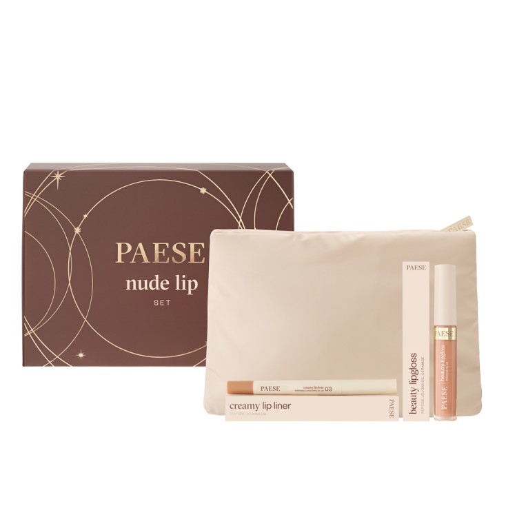 PAESE NUDE LIP SET Zestaw Świąteczny PAESE NUDE LIP SET Zestaw Świąteczny
