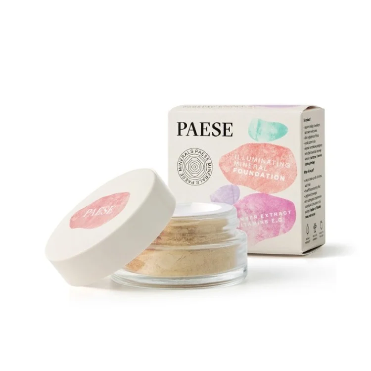 PAESE MINERALS Rozświetlający podkład mineralny 7g 204W HONEY PAESE MINERALS Rozświetlający podkład mineralny 7g 204W HONEY
