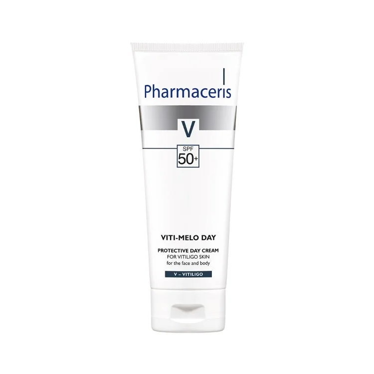 PHARMACERIS V OCHRONNY KREM SPF 50+ DLA SKÓRY Z PROBLEMEM BIELACTWA DO TWARZY I CIAŁA 75ml PHARMACERIS V OCHRONNY KREM SPF 50+ DLA SKÓRY Z PROBLEMEM BIELACTWA DO TWARZY I CIAŁA 75ml