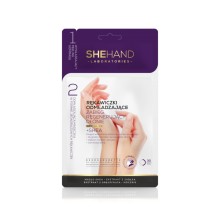 SHE COSMETICS SHEHAND RĘKAWICZKI ODMŁADZAJĄCE - ZABIEG REGENERUJĄCY Z PEELINGIEM GOMMAGE ANTI AGE + SHEA SHE COSMETICS SHEHAND RĘKAWICZKI ODMŁADZAJĄCE - ZABIEG REGENERUJĄCY Z PEELINGIEM GOMMAGE ANTI AGE + SHEA