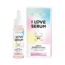 SORAYA I LOVE SERUM Serum normalizujące do cery tłustej i mieszanej 30ml SORAYA I LOVE SERUM Serum normalizujące do cery tłustej i mieszanej 30ml