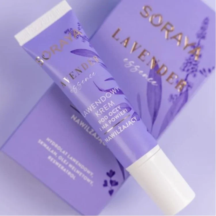 SORAYA LAVENDER ESSENCE Lawendowy krem nawilżający pod oczy i na powieki 15ml SORAYA LAVENDER ESSENCE Lawendowy krem nawilżający pod oczy i na powieki 15ml