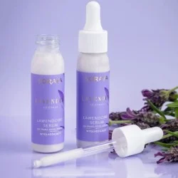 SORAYA LAVENDER ESSENCE Lawendowe serum wygładzające na twarz, szyję i dekolt 30ml EXP: 07.2025 SORAYA LAVENDER ESSENCE Lawendowe serum wygładzające na twarz, szyję i dekolt 30ml EXP: 07.2025