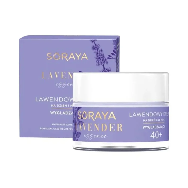 SORAYA Lavender Essence Lawendowy krem wygładzający dzień & noc  40+, 50ml