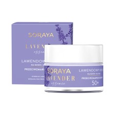SORAYA Lavender Essence Lawendowy krem przeciwzmarszczkowy dzień & noc 50+ , 50ml SORAYA Lavender Essence Lawendowy krem przeciwzmarszczkowy dzień & noc 50+ , 50ml
