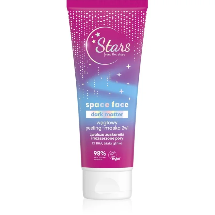 STARS FROM THE STARS SPACE FACE DARK MATTER WĘGLOWY PEELING - MASKA 2W1 STARS FROM THE STARS SPACE FACE DARK MATTER WĘGLOWY PEELING - MASKA 2W1