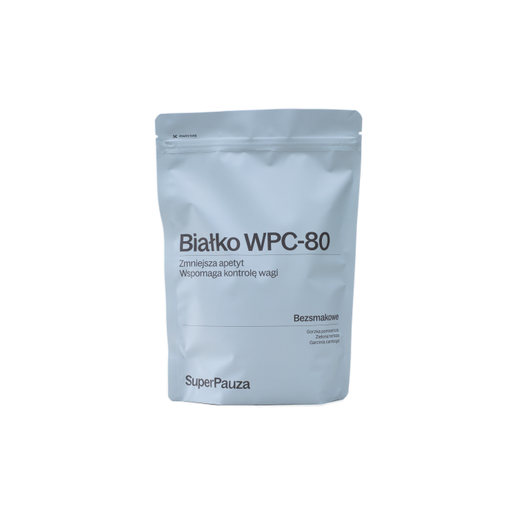 SUPERPAUZA Białko WPC Super sylwetka - Bezsmakowe 750 g SUPERPAUZA Białko WPC Super sylwetka - Bezsmakowe 750 g