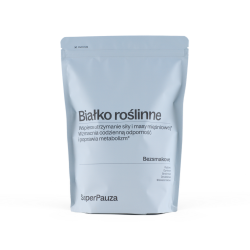 SUPERPAUZA Białko roślinne Super balans - bezsmakowe 750 g SUPERPAUZA Białko roślinne Super balans - bezsmakowe 750 g