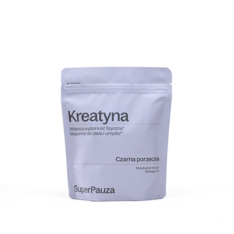 SUPERPAUZA Kreatyna Super nastrój -Czarna porzeczka 255 g 