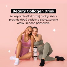 SUPERSONIC BEAUTY COLLAGEN DRINK Z KWASEM HIALURONOWYM I ELEKTROLITAMI O SMAKU PORZECZKI I MIĘTY 180G