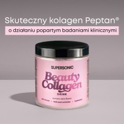 SUPERSONIC BEAUTY COLLAGEN DRINK Z KWASEM HIALURONOWYM I ELEKTROLITAMI O SMAKU PORZECZKI I MIĘTY 180G SUPERSONIC BEAUTY COLLAGEN DRINK Z KWASEM HIALURONOWYM I ELEKTROLITAMI O SMAKU PORZECZKI I MIĘTY 180G