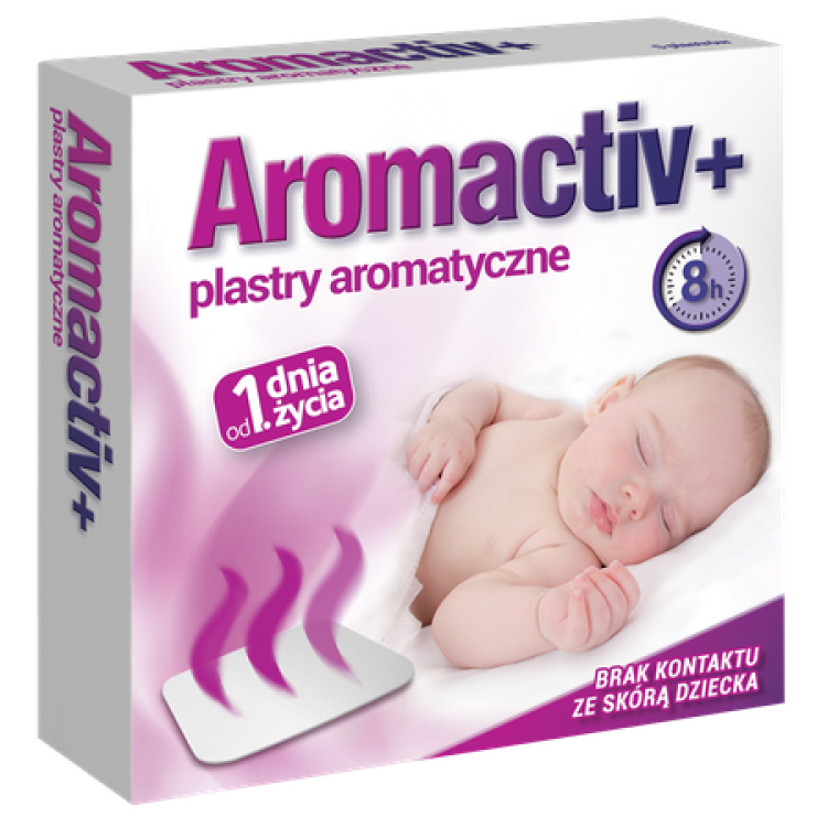 AFLOFARM AROMACTIV+ plastry aromatyczne od 1 dnia zycia