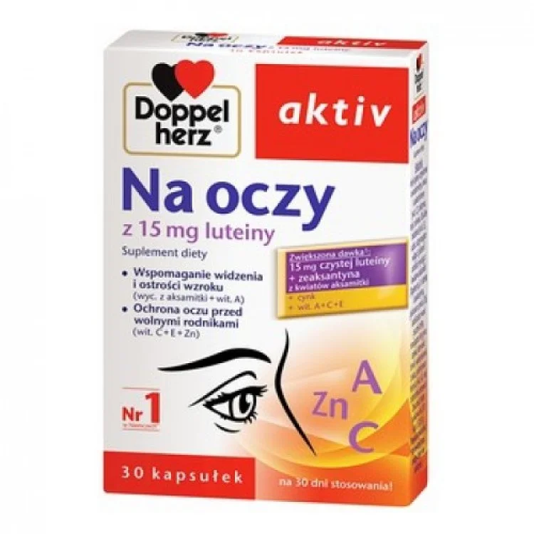 Doppelherz aktiv na oczy 30 kaps, 20.3g Doppelherz aktiv na oczy 30 kaps, 20.3g