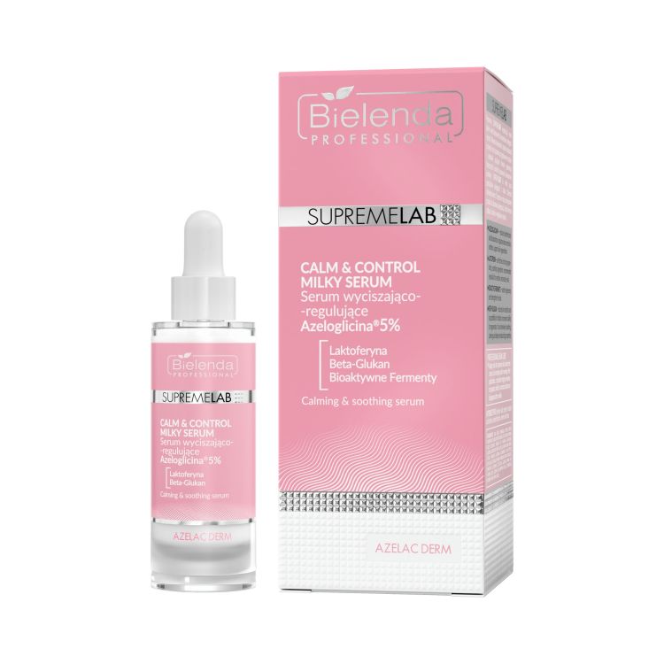 BIELENDA PROFESSIONAL SUPREMELAB AZELAC DERM Calm&Control Milky serum wyciszająco-regulujące 30ml