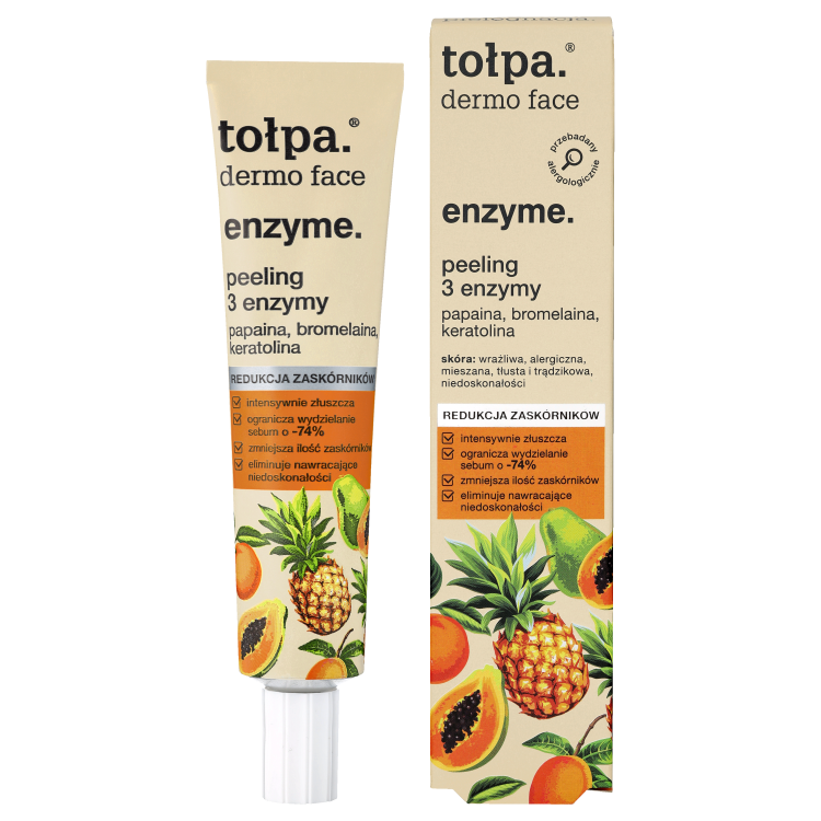 TOLPA DERMO FACE ENZYME Peling do twarzy 3 enzymy 40 ml TOLPA DERMO FACE ENZYME Peling do twarzy 3 enzymy 40 ml