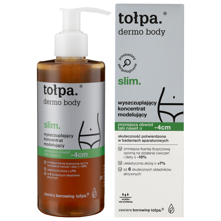 TOLPA DERMO BODY SLIM wyszczuplający koncentrat modelujący, 250 ml TOLPA DERMO BODY SLIM wyszczuplający koncentrat modelujący, 250 ml