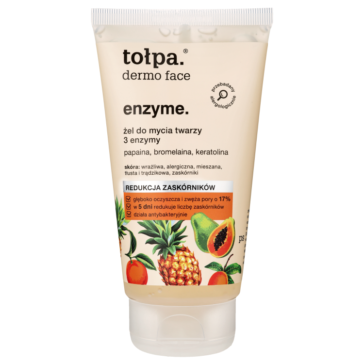 TOLPA DERMO FACE ENZYME Żel do mycia twarzy 3 enzymy 150 ml TOLPA DERMO FACE ENZYME Żel do mycia twarzy 3 enzymy 150 ml