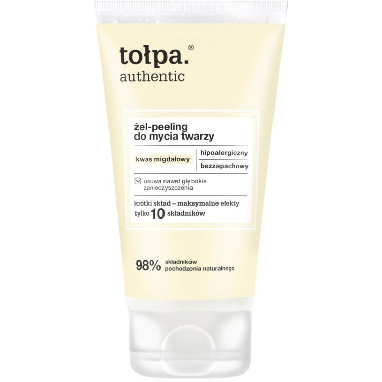 TOLPA AUTHENTIC żel-peeling do mycia twarzy, 150 ml TOLPA AUTHENTIC żel-peeling do mycia twarzy, 150 ml