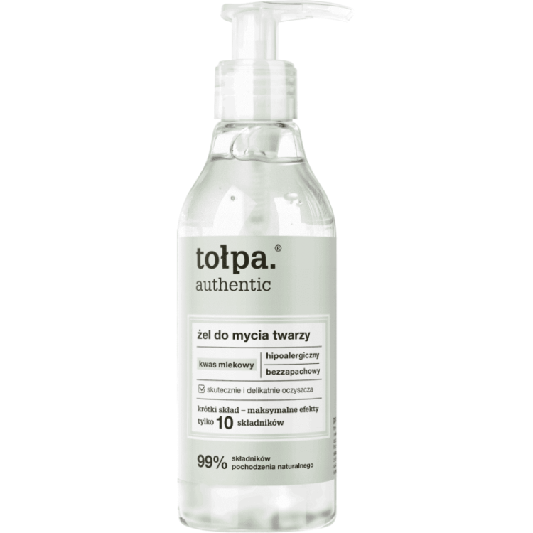 TOLPA AUTHENTIC żel do mycia twarzy, 195 ml TOLPA AUTHENTIC żel do mycia twarzy, 195 ml