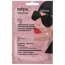 TOLPA MASKING STOP TIME maseczka odmładzająca z peelingiem 2w1, 2x5 ml TOLPA MASKING STOP TIME maseczka odmładzająca z peelingiem 2w1, 2x5 ml