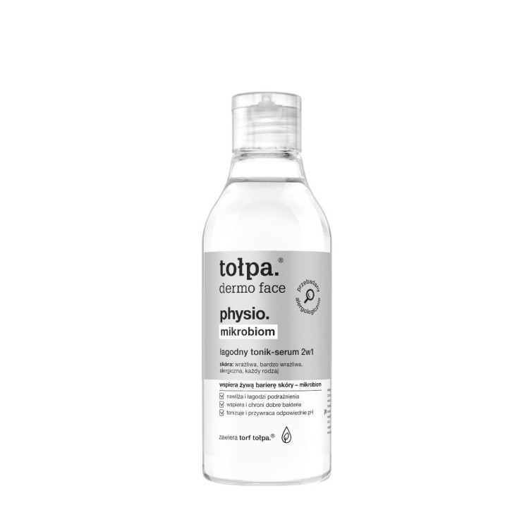 TOLPA DERMO FACE PHYSIO MIKROBIOM łagodny tonik-serum 2w1, 200 ml TOLPA DERMO FACE PHYSIO MIKROBIOM łagodny tonik-serum 2w1, 200 ml