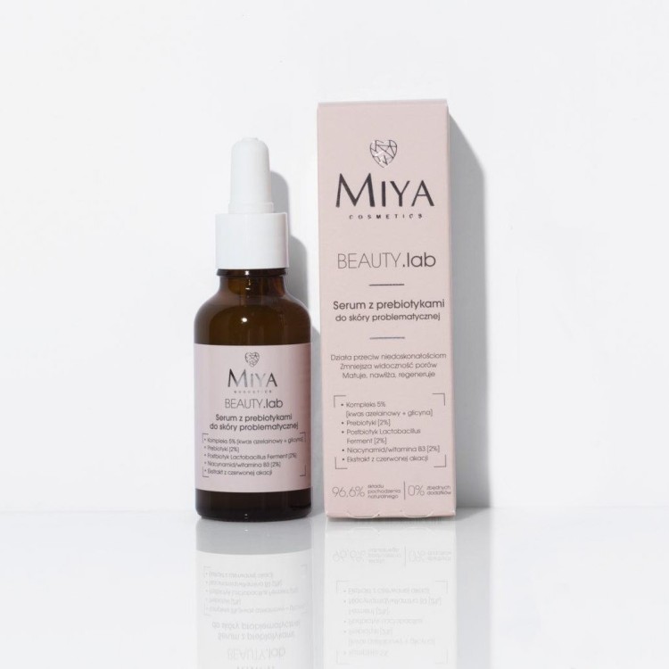 Miya Cosmetics BEAUTY.lab Serum z prebiotykami do skóry problematycznej 30ml Miya Cosmetics BEAUTY.lab Serum z prebiotykami do skóry problematycznej 30ml