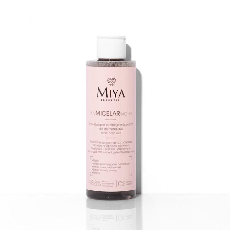 MIYA Cosmetics myMICELARwater Nawilżająca esencja micelarna do demakijażu 200ml