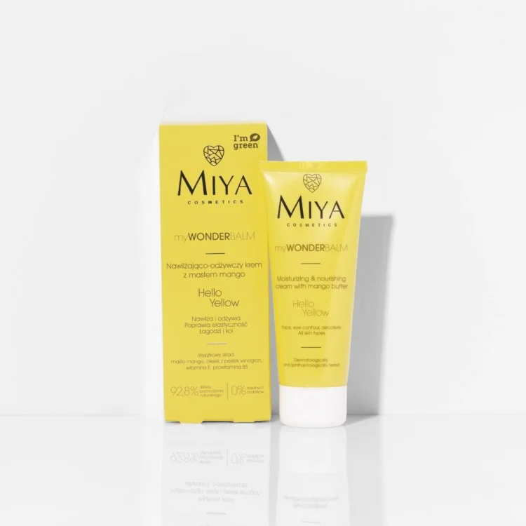 MIYA Cosmetics myWONDERBALM Nawilżająco-odżywczy krem do twarzy z masłem mango 75ml MIYA Cosmetics myWONDERBALM Nawilżająco-odżywczy krem do twarzy z masłem mango 75ml