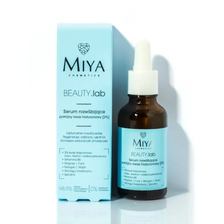 MIYA Serum nawilżające z potrójnym kwasem hialuronowym 2% 30ml MIYA Serum nawilżające z potrójnym kwasem hialuronowym 2% 30ml