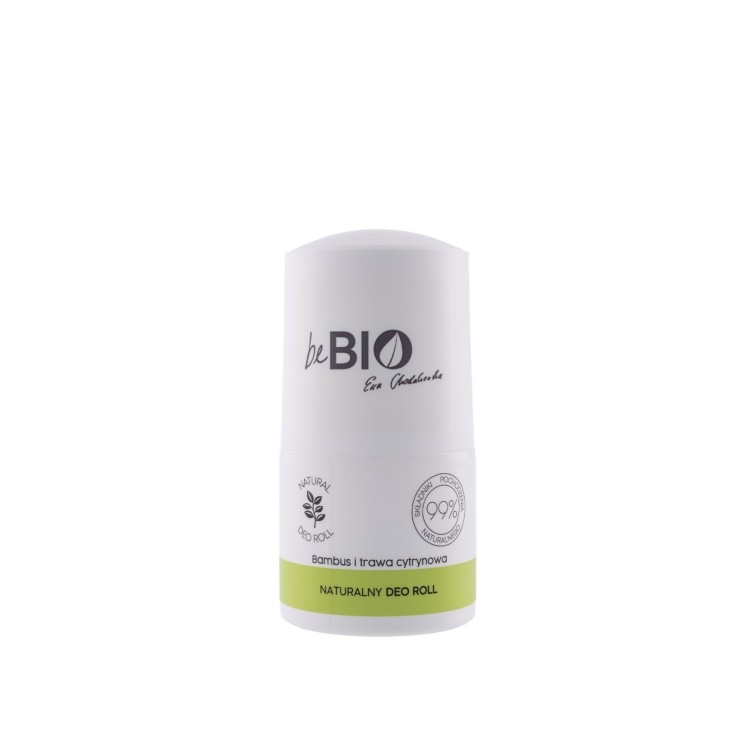 BeBio Naturalny Dezodorant Roll-On Bambus i Trawa Cytrynowa 50ml BeBio Naturalny Dezodorant Roll-On Bambus i Trawa Cytrynowa 50ml