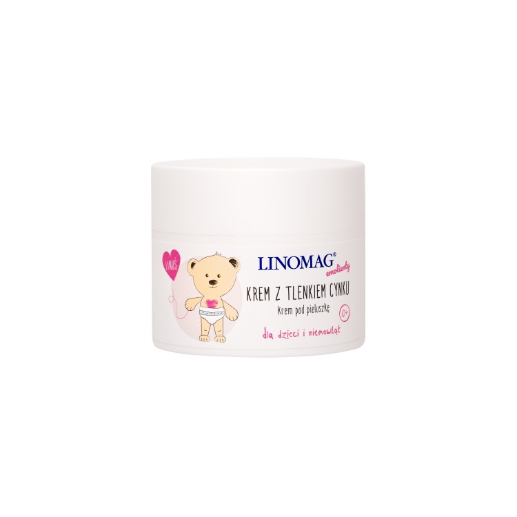 LINOMAG KREM POD PIELUSZKĘ Z TLENKIEM CYNKU od pierwszego dnia życia 50ml  EXP: 07.2025
