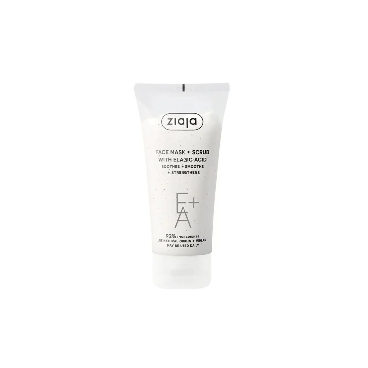 Ziaja Maska i peeling do twarzy z kwasem elagowym 55ml Ziaja Maska i peeling do twarzy z kwasem elagowym 55ml