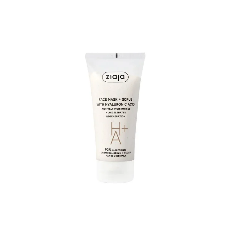 Ziaja Maska i peeling do twarzy z kwasem hialuronowym 55ml Ziaja Maska i peeling do twarzy z kwasem hialuronowym 55ml