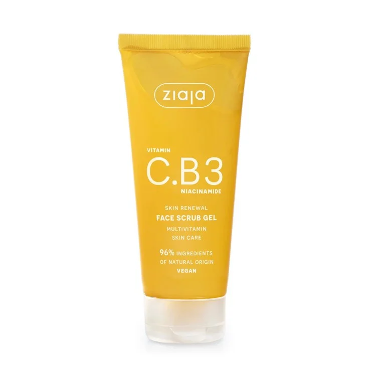 Ziaja Witamina C.B3 Niacynamid Peeling do twarzy w żelu 100ml Ziaja Witamina C.B3 Niacynamid Peeling do twarzy w żelu 100ml