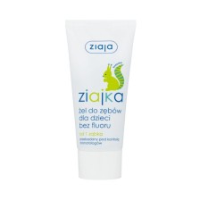 ZIAJA ZIAJKA ŻELOWA PASTA DO ZĘBÓW BEZ FLUORÓW DLA DZIECI OD 1 ZĘBA 50ML ZIAJA ZIAJKA ŻELOWA PASTA DO ZĘBÓW BEZ FLUORÓW DLA DZIECI OD 1 ZĘBA 50ML