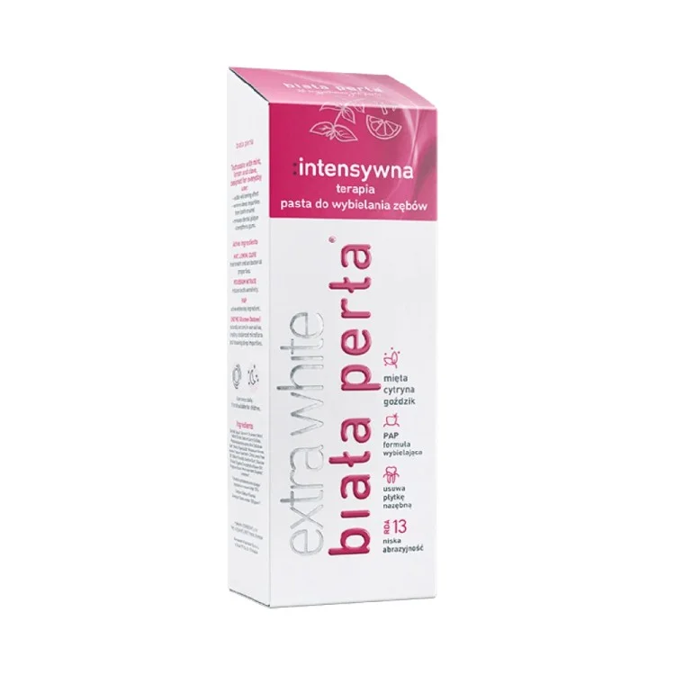 BIALA PERLA Wybielająca pasta do zębów :intensywna terapia 75ML BIALA PERLA Wybielająca pasta do zębów :intensywna terapia 75ML