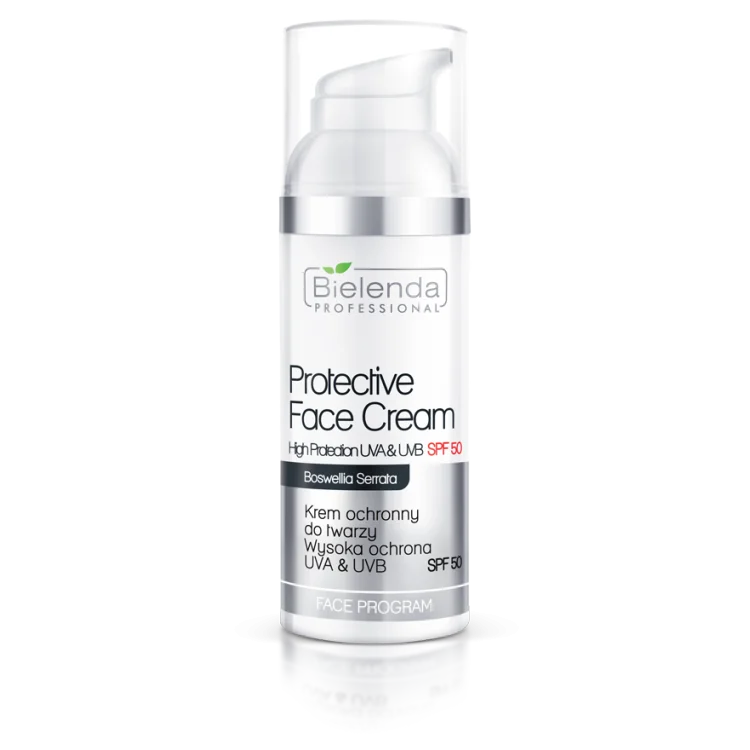 BIELENDA PROFESSIONAL Krem Ochronny do twarzy SPF 50, 50 ml BIELENDA PROFESSIONAL Krem Ochronny do twarzy SPF 50, 50 ml