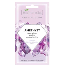 BIELENDA CRYSTAL GLOW AMETHYST Kryształowy peeling gruboziarnisty, 8g