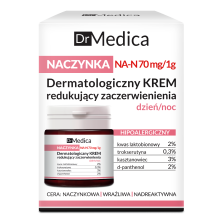 Bielenda Dr Medica NACZYNKA Dermatologiczny krem redukujący zaczerwienienia HIPOALERGICZNY dzień/noc 50ml Bielenda Dr Medica NACZYNKA Dermatologiczny krem redukujący zaczerwienienia HIPOALERGICZNY dzień/noc 50ml