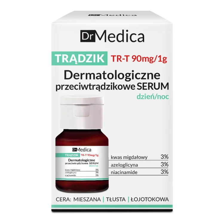 Dr Medica TRĄDZIK Dermatologiczne przeciwtrądzikowe serum dzień/noc, 50ml