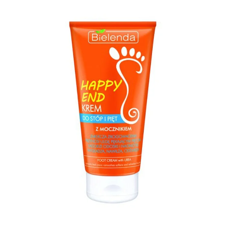 Bielenda Happy End Krem do stóp i pięt z mocznikiem 125 ml Bielenda Happy End Krem do stóp i pięt z mocznikiem 125 ml