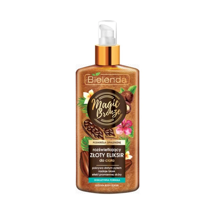 BIELENDA MAGIC BRONZE Rozświetlający złoty eliksir do ciała, 150ml BIELENDA MAGIC BRONZE Rozświetlający złoty eliksir do ciała, 150ml