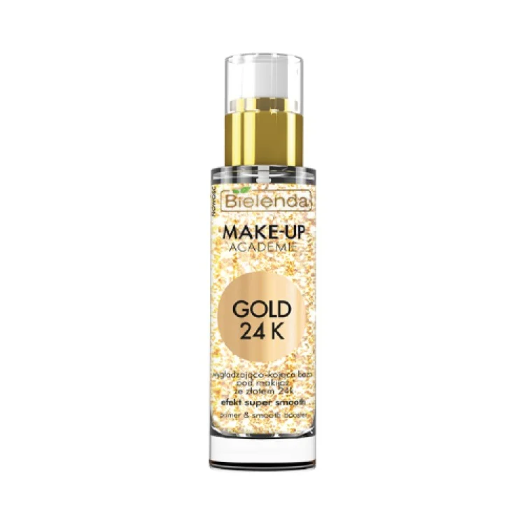 Bielenda Make-Up Academie Gold 24K Wygładzająca baza pod makijaż 30g Bielenda Make-Up Academie Gold 24K Wygładzająca baza pod makijaż 30g