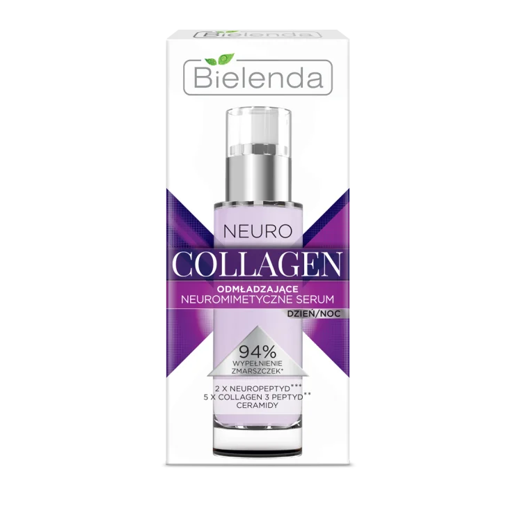 BIELENDA NEURO COLLAGEN Neuromimetyczne serum odmładzające dzień/noc, 30ml BIELENDA NEURO COLLAGEN Neuromimetyczne serum odmładzające dzień/noc, 30ml