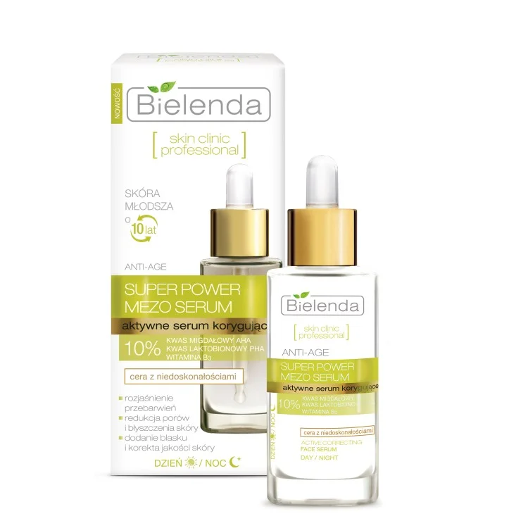 SKIN CLINIC PROFESSIONAL Aktywne serum korygujące ANTI-AGE dzień/ noc, 30ml SKIN CLINIC PROFESSIONAL Aktywne serum korygujące ANTI-AGE dzień/ noc, 30ml