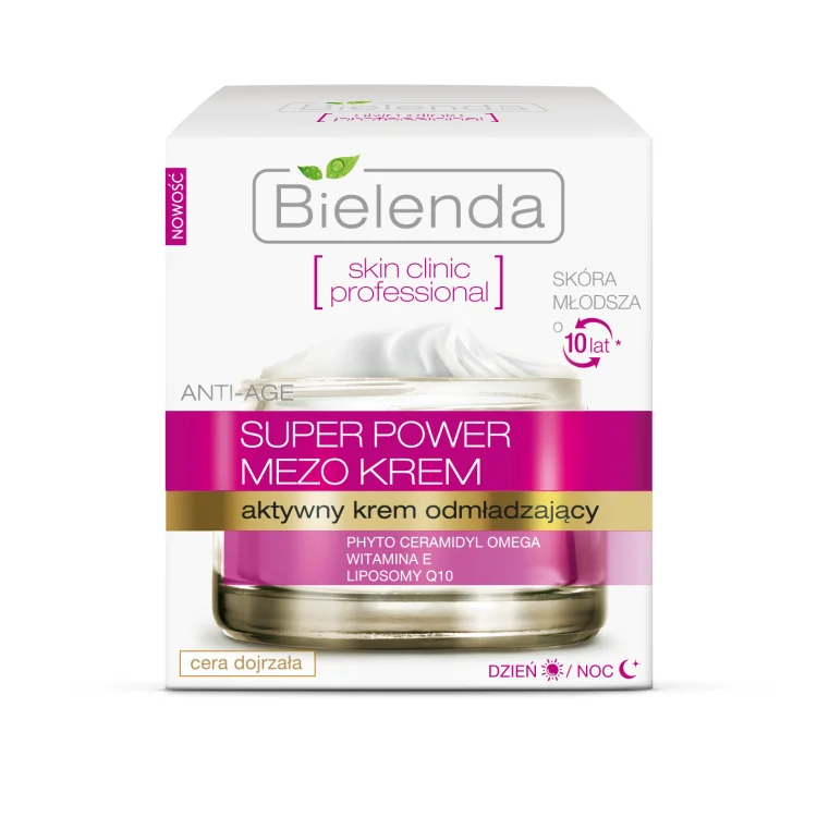 BIELENDA SKIN CLINIC PROFESSIONAL Aktywny krem odmładzający ANTI-AGE dzień/ noc, 50ml BIELENDA SKIN CLINIC PROFESSIONAL Aktywny krem odmładzający ANTI-AGE dzień/ noc, 50ml