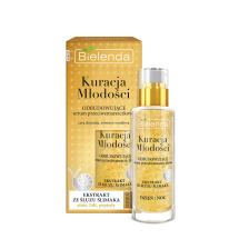 BIELENDA KURACJA MŁODOŚCI Odbudowujące serum przeciwzmarszczkowe dzień/ noc, 30ml BIELENDA KURACJA MŁODOŚCI Odbudowujące serum przeciwzmarszczkowe dzień/ noc, 30ml