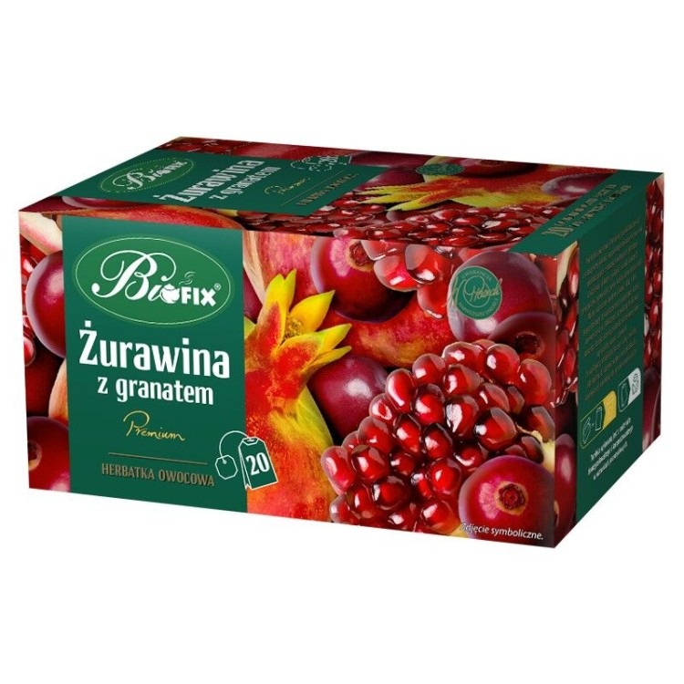 Bifix Premium ŻURAWINA Z GRANATEM Herbatka owocowa ekspresowa