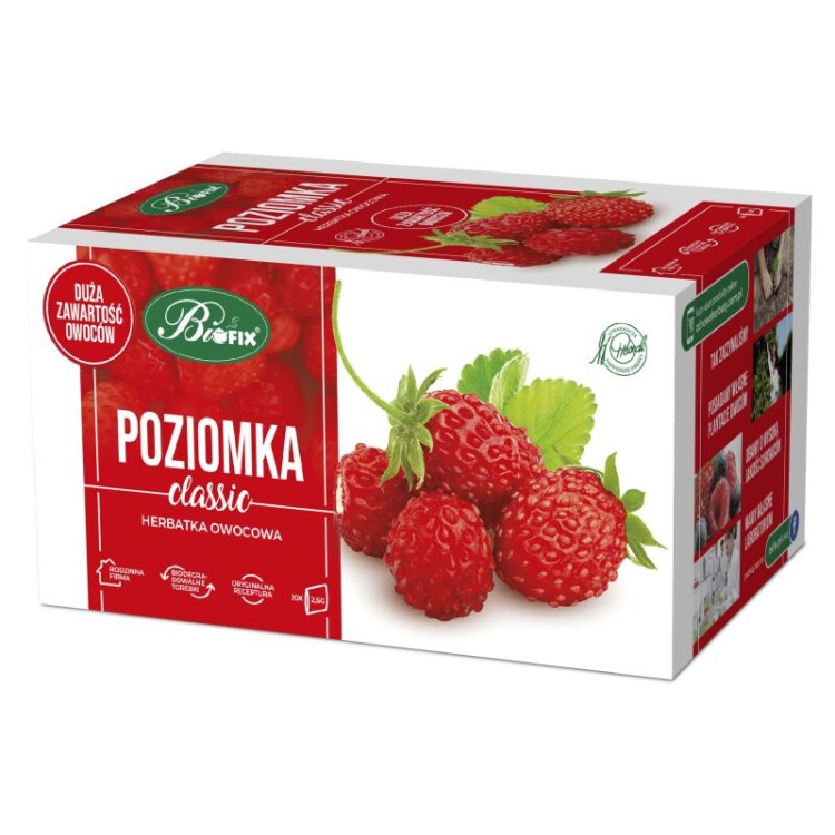 Bi fix Classic POZIOMKA Herbatka owocowa ekspresowa